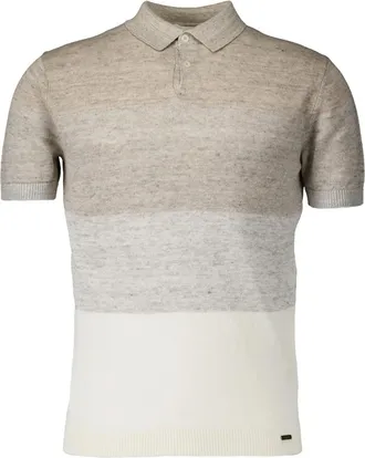 Gentiluomo Beige Polo 2021 Collectie - Heren - Polos - Beige - L - Tops