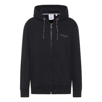 Carlo Colucci Carlo Colucci, Zip-throughs, male, Black, Size: XL Hoody Jacket Basic Line