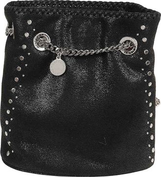 Stella McCartney Shoulder Bag Eco Shaggy Deer W/Studs