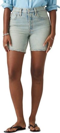 Levi's 501 High Waist Mid Thigh Denim Shorts in Donate Next at Nordstrom, Size 34