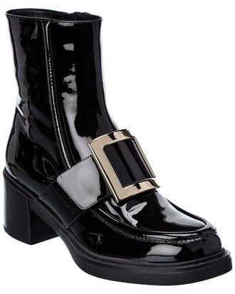 Roger Vivier Viv Rangers Patent Bootie