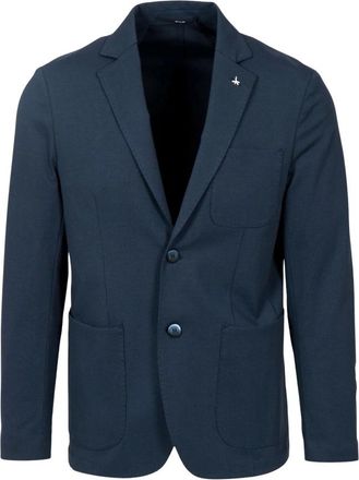 AT.P. CO Geg&egrave; Blazer - Heren - Business blazers - Blauw - 2XL - Katoen - Kostuums