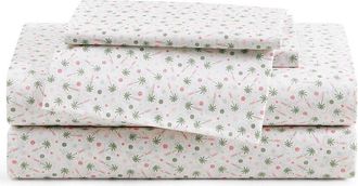 Tommy Bahama Pickleball Palm Cotton Percale Sheet Set