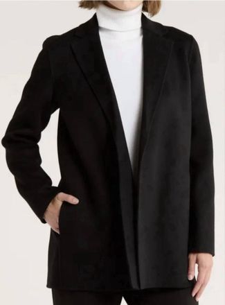 Theory Sileena Coat In Black