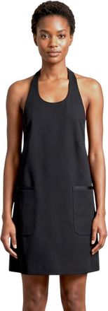 The Attico Black Halter Neck Mini Dress