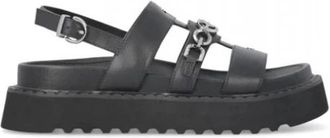 Pinko Pinko - Schoenen > Flats > Muiltjes - Dames - Sandalen - Zwart - 40 EU - Schoenen