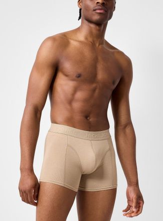 Jack & Jones Mens 3 comfortable solid stretch trunk Organic cotton
