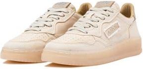 Autry Medalist Low Sneaker in Ivory Canvas at Nordstrom Rack, Size 7Us / 37Eu