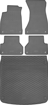 OEM Juego De Alfombrillas De Goma Para Coche Y Maletero Para Audi A4 B9 Avant/kombi Desde Noviembre De 2015