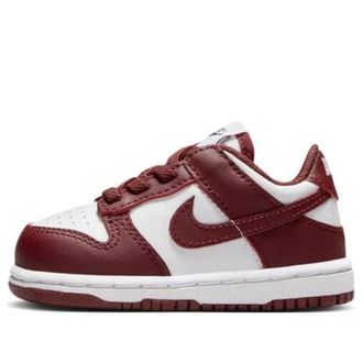 Nike (TD) Nike Dunk Low White Gym Red Redwood FB9107-115