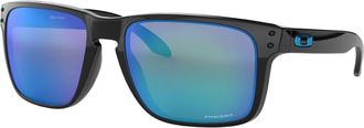 Oakley MenS Mod. 9417 Sun Holbrook Xl 941703 59 Rectangular Polarized Sunglasses 59, Polished Black/Prizmsapphire