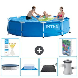 Intex Piscina Con Estructura Redonda - 305x76 Cm - 7-piezas S40