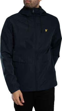 Lyle & Scott Lichtgewicht Capuchonjack Met Ritssluiting, Blauw