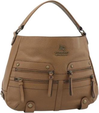 Burberry Pre-owned Vintage Schoudertas - Dames - Vintage Handtas - Bruin - ONE Size - Leer - Vintage