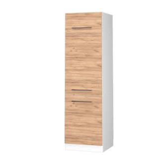 Vicco Armario Para Frigor&iacute;fico Empotrado Fame-line, Roble Dorado, 60 Cm