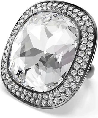 Swarovski Una Angelic Ring - Dames - Ringen - Grijs - 55 MM - Accessoires