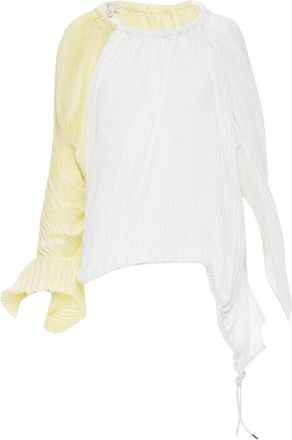 Marni pleat cord open back voluminous top