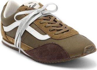 Vans Premium Super Lowpro Trainer in Pig Suede Olive at Nordstrom, Size 5.5