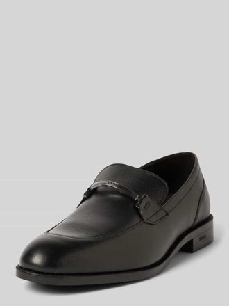 HUGO BOSS Derby-Schuhe aus echtem Leder Modell Tayil in Black, Gr&ouml;&szlig;e 45