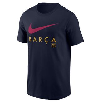Nike Barcelona Nike Mens Soccer T-Shirt in Blue | M11332P062FCBC-NVY