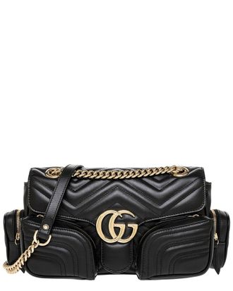 Gucci Gg Marmont Large Leather Shoulder Bag