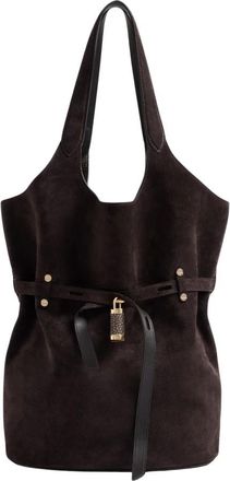 Borbonese Premiere Secchiello Small - Dames - Shoppers - Bruin - ONE Size - Leer - Tassen