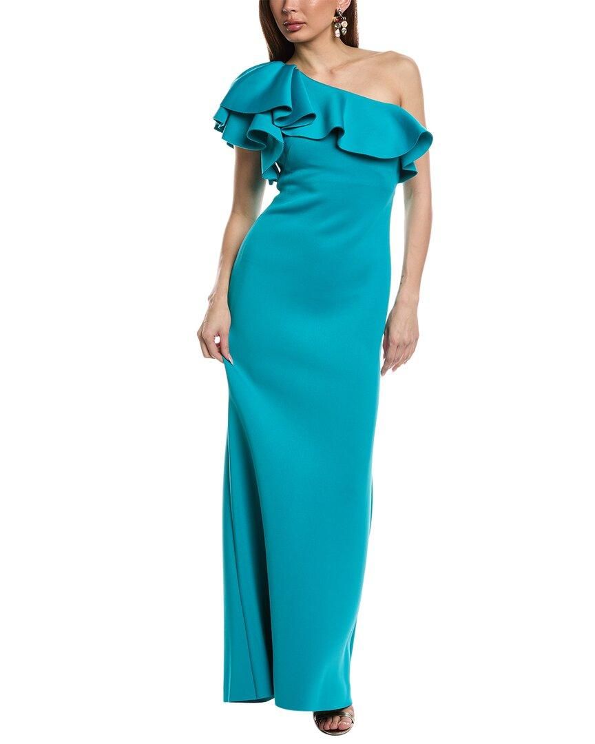 Eliza J One-Shoulder Scuba Gown from on Stylight - Main Image