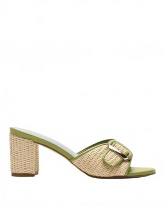 Frances Valentine Womens Taylor Raffia Heel In Green