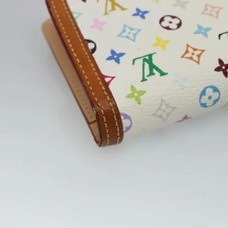 Louis Vuitton Pre-owned Wallets, female, White, Size: ONE SIZE Pre-owned Canvas Wallet