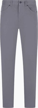 HUGO BOSS Mens H-Delaware5 Slim Fit Lightweight Blue/Grey Trousers