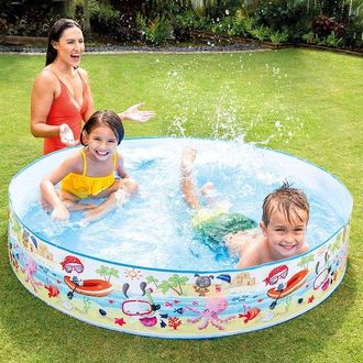 OEM Piscina Infantil Redonda Plegable - 152x25 Cm
