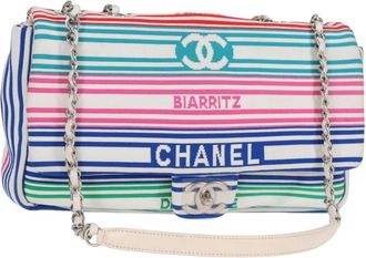 Chanel Biarritz Multicolour Canvas Shoulder Bag (Pre-Owned)
