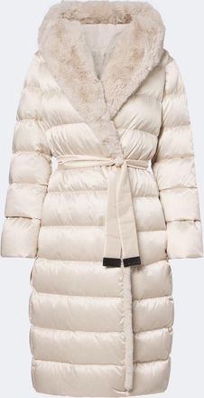 Max Mara Abrigo acolchado con cintur&oacute;n