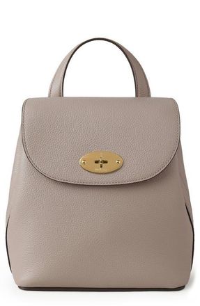 Mulberry Mini Bayswater Leather Backpack in Cashmere Taupe at Nordstrom
