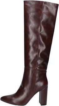 Mexx Krystal Indy Hoge Laars met Hak - Dames - Laarzen met Hak - Bruin - 41 EU - Leer - Schoenen