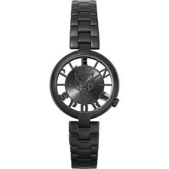 Plein Sport Tiger Luxe Horloge - Dames - Horloges - Zwart - ONE Size - Accessoires