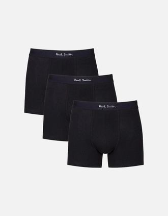 Paul Smith Mens Paul Smith 3-Pack Boxer Briefs, Black - Size: 32/33/32