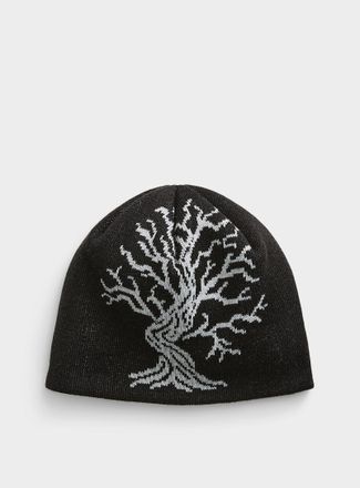 Djab Mens Graphic cuffless Tuque HatMade in Canada