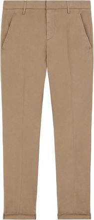 Dondup Slim Fit Katoenen Chino - Heren - Chinos - Bruin - W34 - Katoen - Broeken