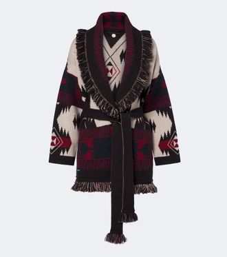 Alanui Icon Jacquard cashmere cardigan