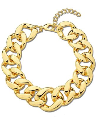 Liv Oliver 18K Plated Statement Necklace