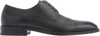 HUGO BOSS Heren Derrek Leren Derby Schoenen (Zwart)