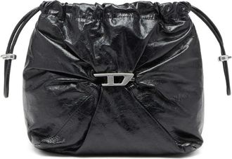 Diesel Scrunch-D Bucket Bag - Dames - Schoudertassen - Zwart - ONE Size - Tassen