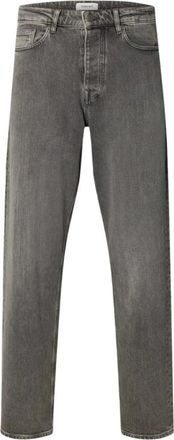 Selected Broeken - Heren - Loose Fit Jeans - Grijs - W33 - Jeans