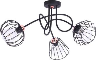 OEM L&aacute;mpara De Techo Colgante Loft Metal E27 Led