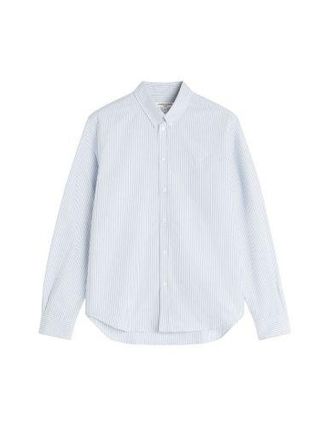 Maison Kitsun&eacute; Maison Kitsune | Profile Fox Striped Regular Shirt - XL