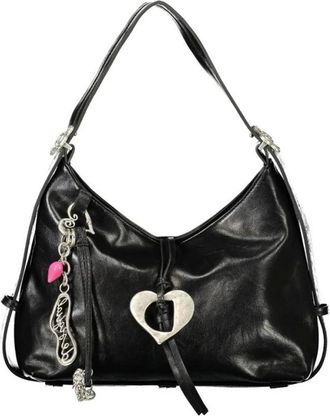 Desigual Bolso Mediano Coraz&oacute;n - Bags - Mujer - Negro - ONE SIZE