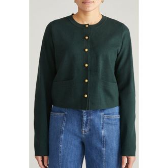 Universal Standard Gabrielle Cardigan in Scarab Green at Nordstrom, Size 2Xl