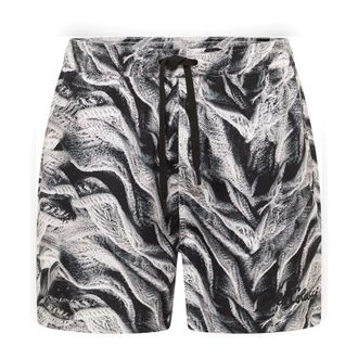 Carlo Colucci Zwemshort - Kunstmatige Brei - Heren - Strandmode - Zwart - M - Polyester - Badmode