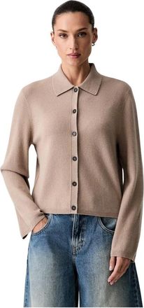 Marc O'Polo Cardigan con colletto - - Knitwear - Donna - Beige - S